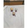 Image 1 : 3 Marble orbs with stands
