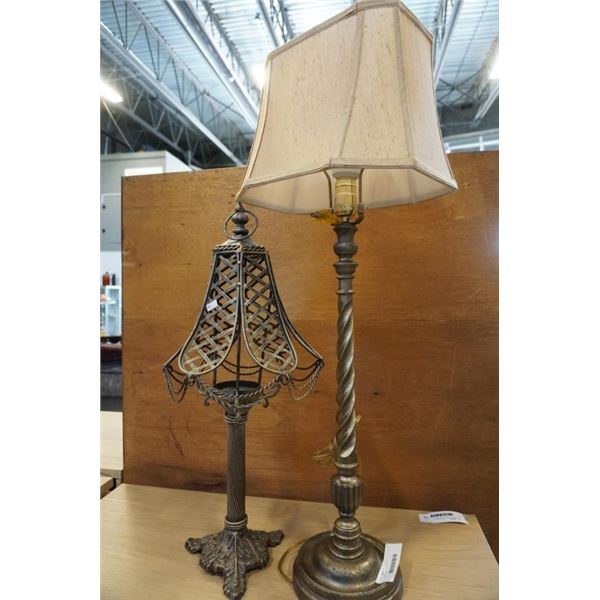 2 vintage lamps