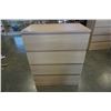 Image 1 : 4 DRAWER CHEST OF DRAWERS - 32 INCHES WIDE X 19 DEEP X 39.5 TALL
