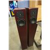 Image 2 : PAIR OF ARRO TOTEM ACOUSTIC 20-80 WATT 4 OHM SPEAKERS WITH STANDS