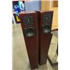 Image 2 : PAIR OF ARRO TOTEM ACOUSTIC 20-80 WATT 4 OHM SPEAKERS WITH STANDS