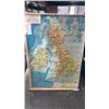 Image 1 : Large vintage map of UK