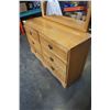 Image 3 : MAPLE 6 DRAWER DRESSER WITH MIRROR - 48.5 INCHES WIDE X 16 DEEP X 59 TALL WITH MIRROR