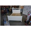 Image 1 : WHITE DOUBLE SIZE BEDFRAME
