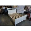 Image 2 : WHITE DOUBLE SIZE BEDFRAME