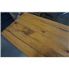 Image 4 : RUSTIC WOOD TABLE - 4 FOOT LONG X 22 INCHES WIDE X 27.5 TALL