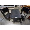 Image 1 : Kids farmhouse style table and 2 chairs