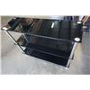 Image 3 : 3 TIER CHROME AND GLASS SHELF