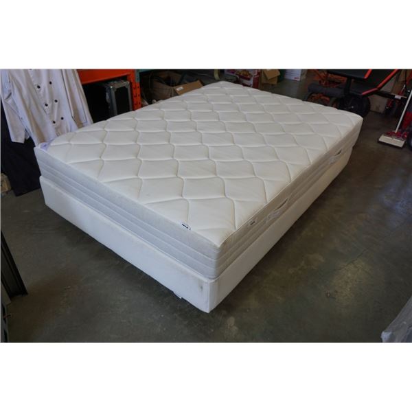 DOUBLE SIZE MATTRESS WITH PLATFORM BOX SPRING