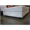 Image 2 : DOUBLE SIZE MATTRESS WITH PLATFORM BOX SPRING