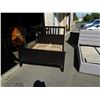 Image 1 : BLACK IKEA DOUBLE SIZE BED FRAME
