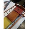 Image 2 : VINTAGE ROCKING CRIB AND JEWELLERY BOXES