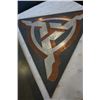 Image 3 : LARGE METAL AND COPPER WALL ART - 52 INCHES TALL