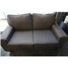 Image 1 : GREY UPHOLSTERED LOVESEAT