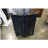 Image 2 : ROUND PAINTED BLACK ENDTABLE