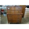 Image 1 : FRUITWOOD 5 DRAWER CHEST OF DRAWERS - 37.5 INCHES WIDE X 19.5 DEEP X 49.5 TALL