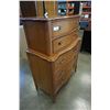 Image 2 : FRUITWOOD 5 DRAWER CHEST OF DRAWERS - 37.5 INCHES WIDE X 19.5 DEEP X 49.5 TALL