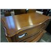 Image 3 : FRUITWOOD 5 DRAWER CHEST OF DRAWERS - 37.5 INCHES WIDE X 19.5 DEEP X 49.5 TALL