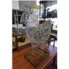 Image 2 : WIRE MESH ROOSTER FIGURE - 30 INCHES TALL