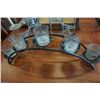 Image 2 : 2 Decorative metal candle holders
