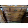 Image 8 : VILAS MAPLE 6 DRAWER DRESSER WITH MIRROR
