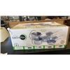 Image 1 : BRAND NEW THE ORIGINAL GREEN PAN SET OF 11 CERAMIC NON STICK COOKWARE - INCLUDES FRYPAN, 3 COVERED S