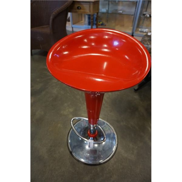 RED GAS LIFT STOOL