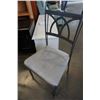 Image 8 : ROUND GLASSTOP DINING TABLE WITH 4 CHAIRS