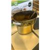 Image 2 : FIREPLACE COMPANION SET AND BRASS PAIL