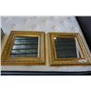 Image 1 : 2 framed mirrors with dome clock and wall sconce
