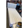 Image 1 : SINGLE SIZE FABRIC BED FRAME WITH BOX AND MATTRESS