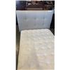 Image 2 : SINGLE SIZE FABRIC BED FRAME WITH BOX AND MATTRESS