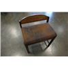 Image 8 : ANTIQUE WATERFALL VANITY DESK WITH BENCH