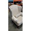 Image 3 : Upholstered wingback armchair