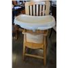 Image 1 : EDDIE BAUER MAPLE HIGH CHAIR