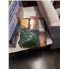 Image 4 : BOX AND TRAY OF AVON COLLECTABLES AND WOVEN BLANKETS