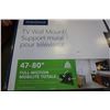 Image 2 : INSIGNIA 47-80 INCH FULL MOTION TV WALL MOUNT - MISSING ONE SIZE OF TV MOUNTING BOLTS