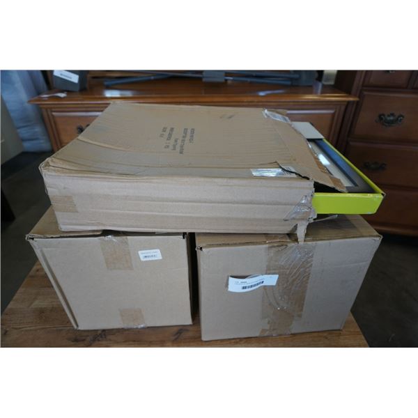 3 BOXES OF NEW PICTURE FRAMES