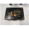 Image 2 : BRASS BOUND EASTERN JEWELLERY BOX AND MINI DIVIDER