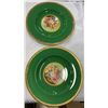 Image 2 : LOT OF DEPRESSION GLASS AND 2 CROWN DUCAL PLATES