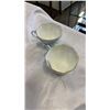 Image 10 : FOLEY GLENGARY THISTLE CHINA SET - 4 CUPS AND SAUCERS, 6 SIDE PLATES AND SERVING PLATE