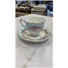 Image 14 : 6 CHINA TEACUPS AND SAUCERS - FOLEY, HAMMERSLEY, ROYAL ALBERT, AYNSLEY AND ROYAL CHELSEA