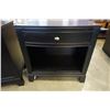 Image 2 : 2 LARGE ESPRESSO NIGHTSTANDS - 1 AND 3 DRAWER - 30.5 INCHES WIDE X 18 DEEP X 31 TALL