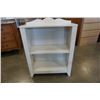 Image 2 : WHITE BOOKSHELF 28 INCHES WIDE X 12 DEEP X 38 TALL