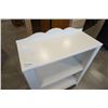 Image 3 : WHITE BOOKSHELF 28 INCHES WIDE X 12 DEEP X 38 TALL