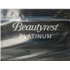 Image 4 : BRAND NEW KINGSIZE BEAUTYREST PLATINUM MATTRESS - BAG RIPPED AND SNAGGED TOP QUILT, DIRT SCUFF AT BO
