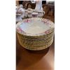 Image 13 : ROYAL ALBERT AUTUMN ROSES 8 PLACE DINNER SETTING W/ ADDITIONAL PLATES AND BOWLS 83 PIECES - 11 DINNE