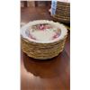Image 17 : ROYAL ALBERT AUTUMN ROSES 8 PLACE DINNER SETTING W/ ADDITIONAL PLATES AND BOWLS 83 PIECES - 11 DINNE