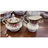 Image 9 : ROYAL ALBERT AUTUMN ROSES TEA  AND COFFEE SERVICE 36 PIECES - 2 TEAPOTS, 1 COFFEE POT, 2 TRIVETS, 9
