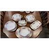 Image 1 : ROYAL ALBERT AUTUMN ROSES SERVING DISHES 18 PIECES - 4 OVAL BOWLS, 2 OVAL PLATES, 2 ROUND BOWLS, 2 C